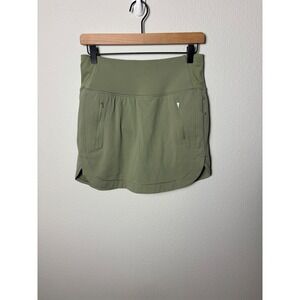 Athleta Fairway Golf Skort 16" Olive Green Athletic Skort Size Small